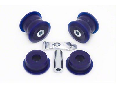 BMR Differential Mount Bushing Kit; Elastomer; Blue (10-15 Camaro)