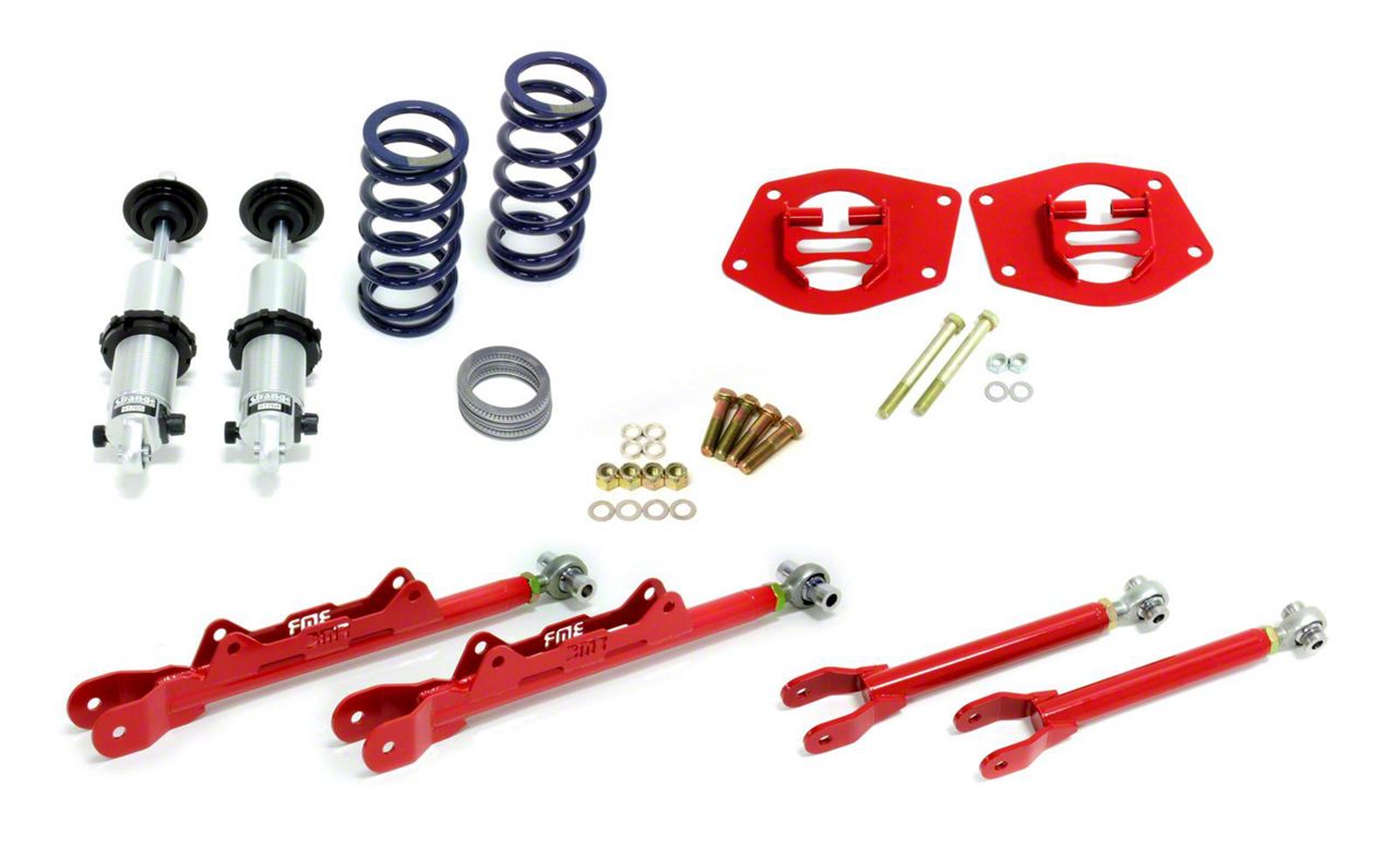 BMR Camaro Drag Race Suspension Package with Chromoly Control Arms; Red BMRDRP007R (1015