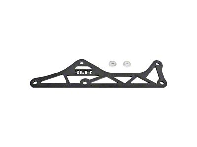 BMR Driveshaft Tunnel Brace; Aluminum; Black Hammertone (16-24 Camaro)