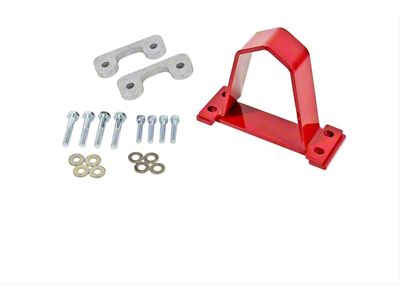 BMR Front Driveshaft Safety Loop; Red (16-24 Camaro)