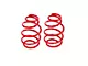 BMR Front Lowering Springs; 1-Inch Drop; Red (10-15 V8 Camaro Coupe)
