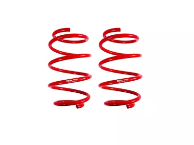 BMR Front Lowering Springs; Minimum Performance Version; Red (16-24 Camaro)