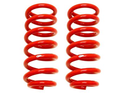 BMR Front Lowering Springs; Red (93-02 Camaro)