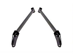 BMR Front of Rear Cradle Chassis Brace; Black Hammertone (16-24 Camaro)