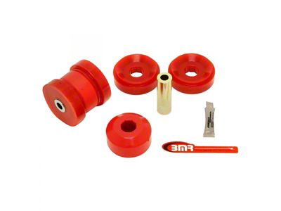 BMR Front Radius Rod Bushing Kit; Red (10-15 Camaro)