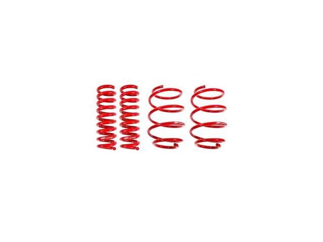 BMR Front and Rear Lowering Springs; Performance Version; Red (16-24 V8 Camaro)