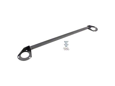 BMR Front Strut Tower Brace; Black Hammertone (16-24 Camaro LT1, SS)