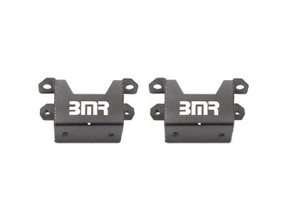 BMR Front Sway Bar Mounting Brackets; Black Hammertone (93-02 Camaro)