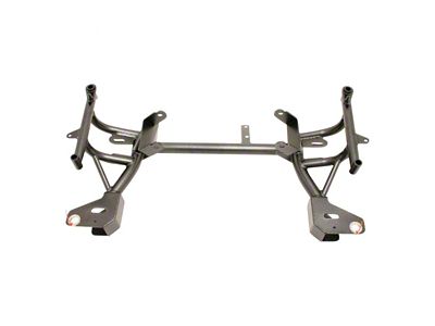 BMR K-Member with LS1 Motor Mounts; Pinto Rack Mount; Black Hammertone (98-02 5.7L Camaro w/ Turbocharger)