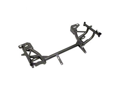 BMR K-Member without Motor Mounts; Pinto Rack Mount; Black Hammertone (93-02 Camaro w/ Turbocharger)