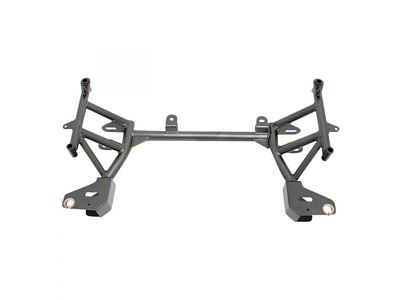 BMR K-Member without Motor Mounts; Standard Rack Mount; Black Hammertone (93-02 Camaro)