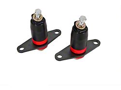 BMR Motor Mount Kit; Polyurethane Bushings; Black Anodized (16-23 Camaro)
