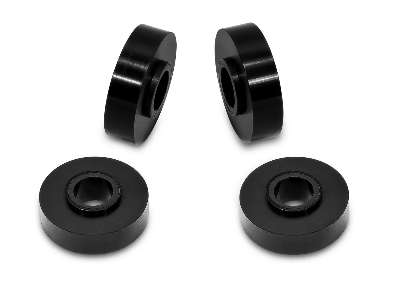 BMR Camaro Motor Mount Solid Bushing Upgrade Kit; Black