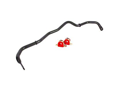 BMR Non-Adjustable Front Sway Bar; Black Hammertone (16-24 Camaro)