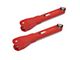 BMR Non-Adjustable Rear Lower Trailing Arms; Spherical Bearings; Red (10-15 Camaro)