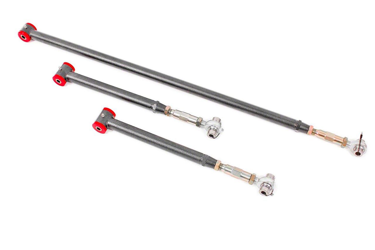 BMR Camaro On-Car Adjustable Rear Suspension Kit; Polyurethane/Rod End ...