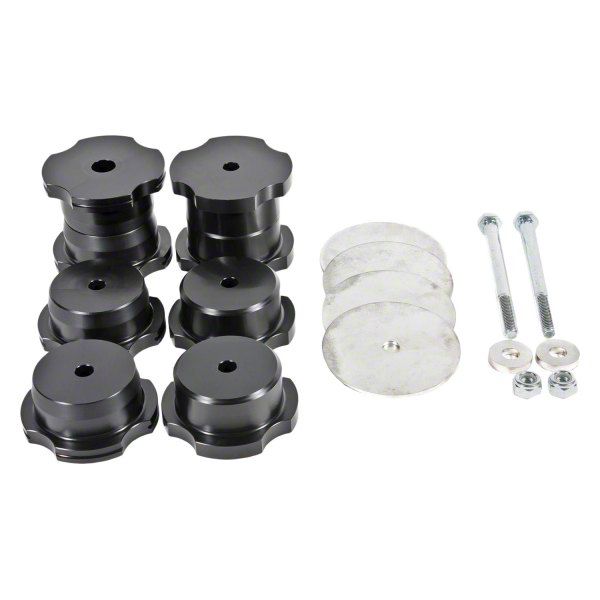 BMR Camaro Rear Cradle Bushing Kit; Delrin; Black BMRBK062 (1624