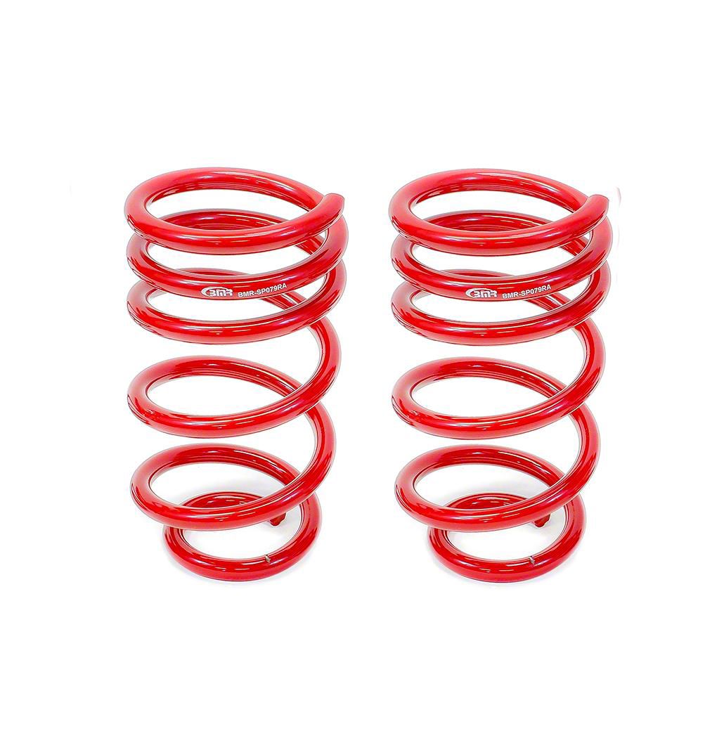 BMR Camaro Rear Lowering Springs; 1.25Inch Drop; Red BMRSP079R (1015