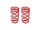 BMR Rear Lowering Springs; 1.25-Inch Drop; Red (10-15 V8 Camaro Coupe)