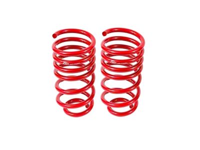 BMR Rear Lowering Springs; 1.40-Inch Drop; Red (10-15 V8 Camaro Coupe)