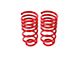 BMR Rear Lowering Springs; 1.40-Inch Drop; Red (10-15 V8 Camaro Coupe)