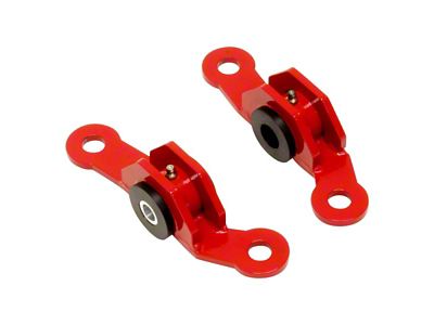 BMR Rear Upper Control Arm Bushing Kit; Delrin; Red (10-15 Camaro)