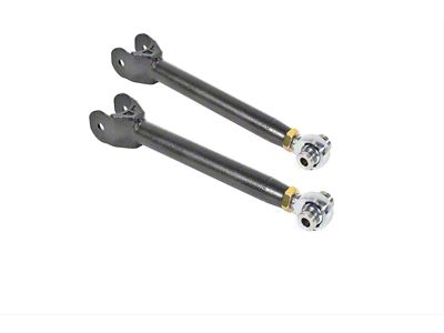 BMR Single Adjustable Rear Upper Control Arms; Rod Ends; Black Hammertone (16-24 Camaro)