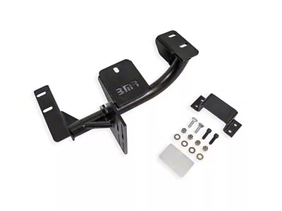 BMR TH350/Powerglide Transmission Torque Arm Relocation Crossmember; Black Hammertone (93-97 5.7L Camaro)