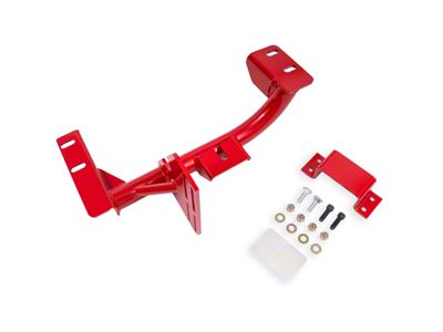 BMR TH400 Transmission Torque Arm Relocation Crossmember; Red (93-97 5.7L Camaro)