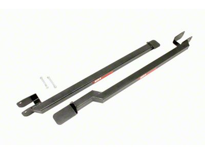 BMR Weld-On Boxed Subframe Connectors; Black Hammertone (93-02 Camaro Coupe)