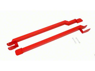 BMR Weld-On Boxed Subframe Connectors; Red (93-02 Camaro Coupe)