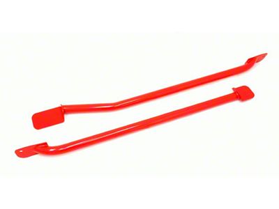 BMR Weld-On Tubular Subframe Connectors; Red (93-02 Camaro Coupe)