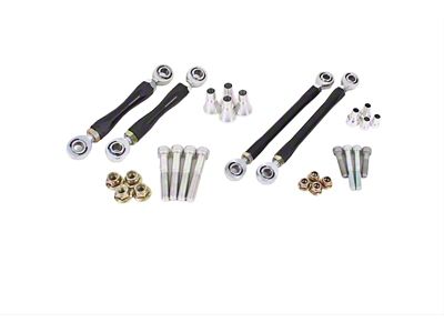 BMR Adjustable End Link Kit for Front and Rear Sway Bars; Black (08-23 Challenger)