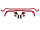 BMR Adjustable Front and Non-Adjustable Rear Sway Bar; Red (08-23 Challenger)