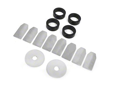 BMR Differential Lockout Bushing Kit; Black Anodized (15-23 Challenger)