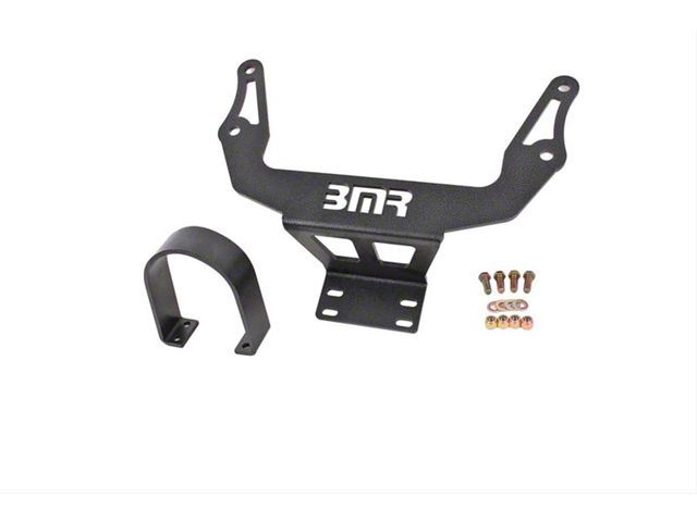 BMR Driveshaft Safety Loop; Black Hammertone (15-23 Challenger w/ Automatic Transmission, Excluding 6.2L HEMI)