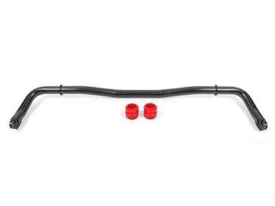 BMR Non-Adjustable Front Sway Bar; 35mm; Black Hammertone (08-23 Challenger)