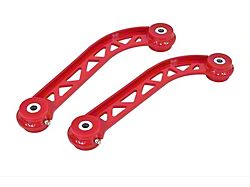 BMR Non-Adjustable Upper Control Arms; Polyurethane Bushings; Red (08-23 Challenger)