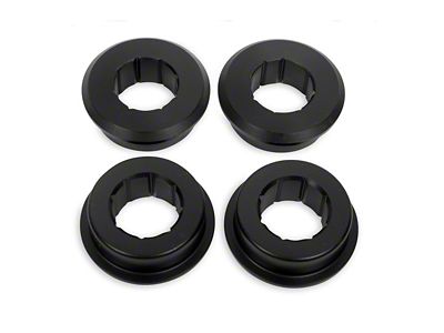 BMR Rear Lower Control Arm Bushing Kit; Delrin Black (08-23 Challenger)