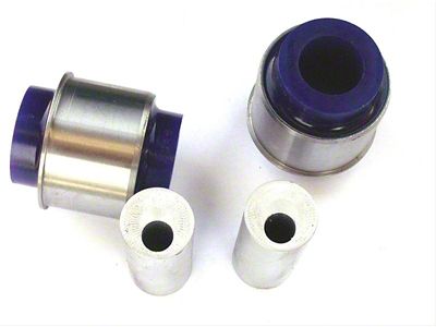 BMR 1.0 Degree Adjustable Inner Front Lower Control Arm Bushing Kit; Blue (06-23 Charger)