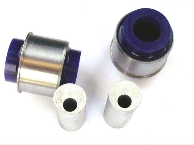 BMR 1.0 Degree Adjustable Inner Front Lower Control Arm Bushing Kit; Blue (06-23 Charger)