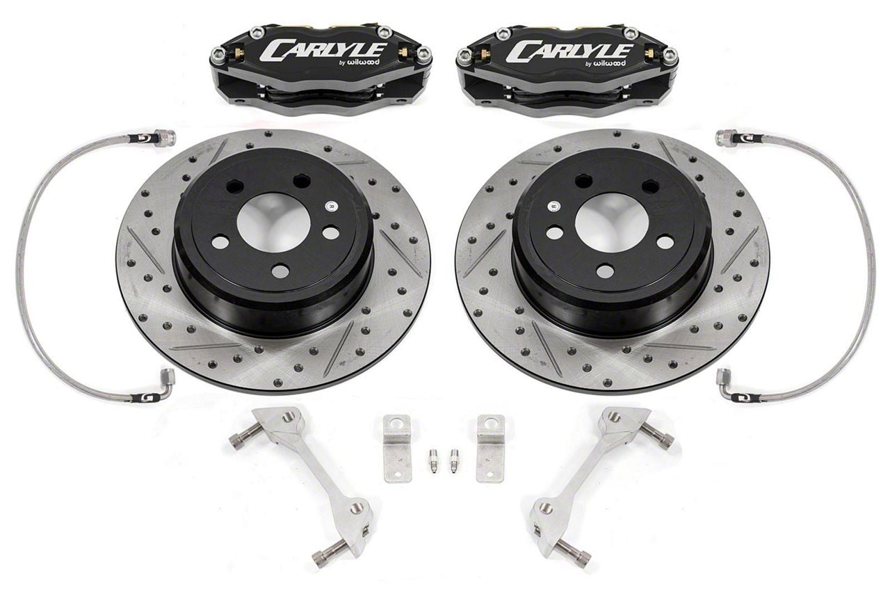 BMR Charger 15-Inch Wheel Rear Brake Conversion Kit with Drilled and ...