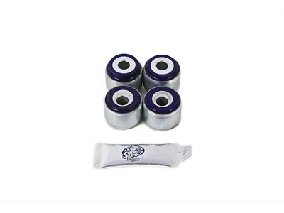 BMR Adjustable Rear Toe Rod Bushing Kit; Blue (06-23 Charger)