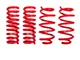 BMR Front and Rear Lowering Springs; Performance Version; Red (08-23 V8 HEMI Charger)