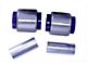 BMR Non-Adjustable Outer Front Lower Control Arm Bushing Kit; Blue (06-23 Charger)