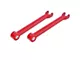 BMR Non-Adjustable Rear Lower Trailing Arms; Polyurethane Bushings; Red (06-23 Charger)