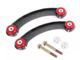 BMR Non-Adjustable Upper Trailing Arms; Polyurethane Bushings; Black Hammertone (06-23 Charger)