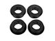 BMR Rear Lower Control Arm Bushing Kit; Delrin Black (06-23 Charger)