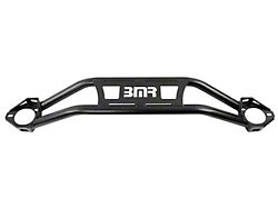 BMR Twin Tube Design Front Strut Tower Brace; Black Hammertone (15-23 V8 HEMI Charger w/o Shaker Hoods, Excluding 6.2L HEMI)
