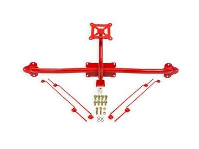 BMR Bolt-On Parachute Mount; Black Hammertone (14-19 Corvette C7)